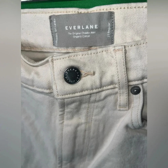 Everlane Cream Jeans size 27 - Picture 3 of 7
